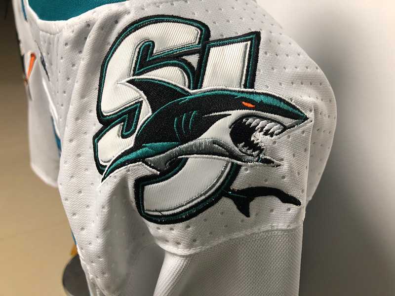San Jose Sharks Jersey Details White,We sell and wholesale San Jose Sharks Jersey Details White on line form chian!